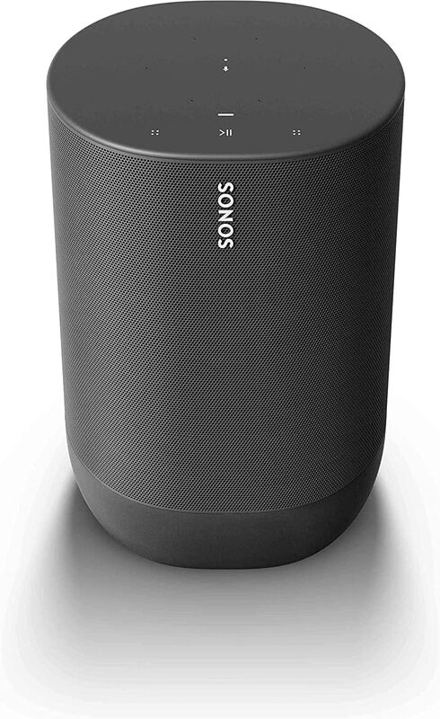 Sonos Move Permium Battery Powered Smart Portable Speaker WiFi and Bluetooth (MOVE1UK1BLK)  Black